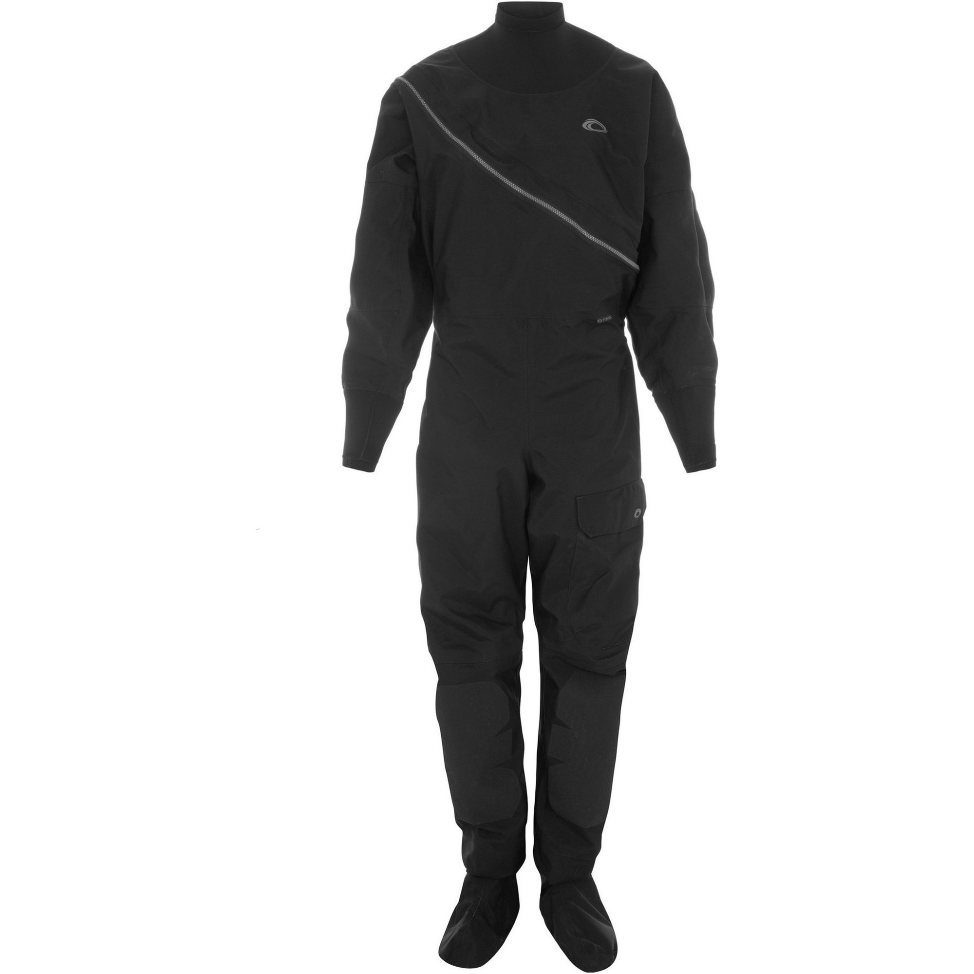2026 Typhoon Ezeedon Black F Front Zip Ato De Mergulho 2026 Para Mulher 100192 - / Cinzento